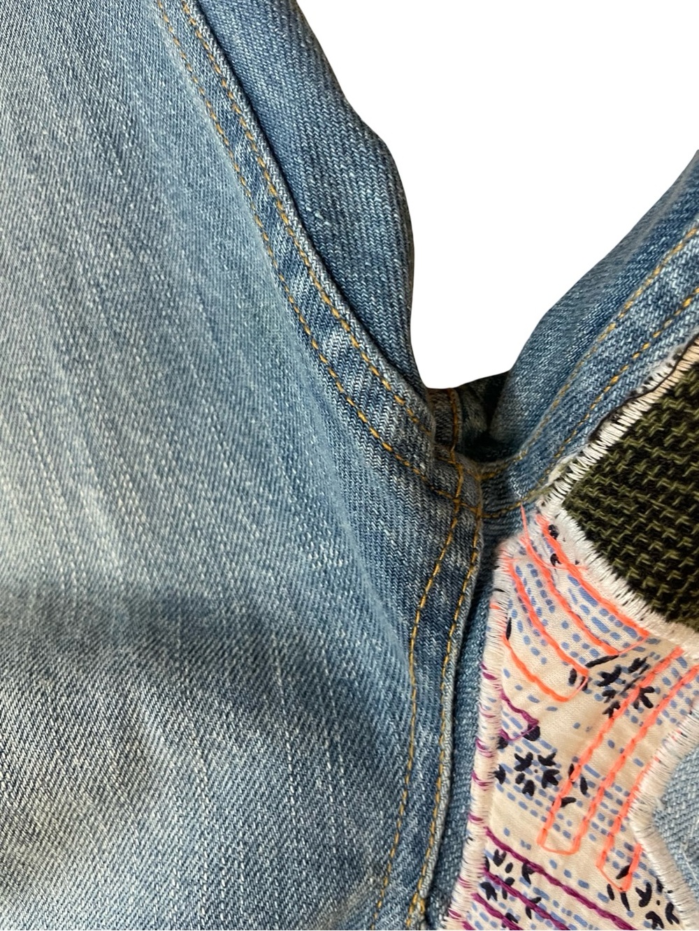 BDG Urban Outfitters Patchwork Jeans Hippie Bohemian - Picture 6 of 14